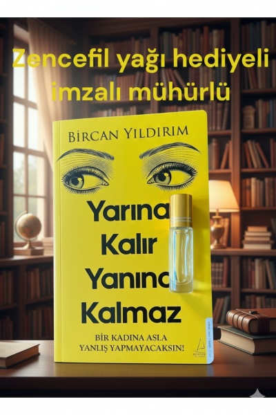 sürpriz Hediyeli imzalı mühürlü  - Yarına Kalır Yanına Kalmaz Kitabı   